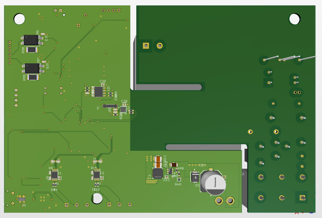 Automated Beer Brewing System - Main Board Bottom