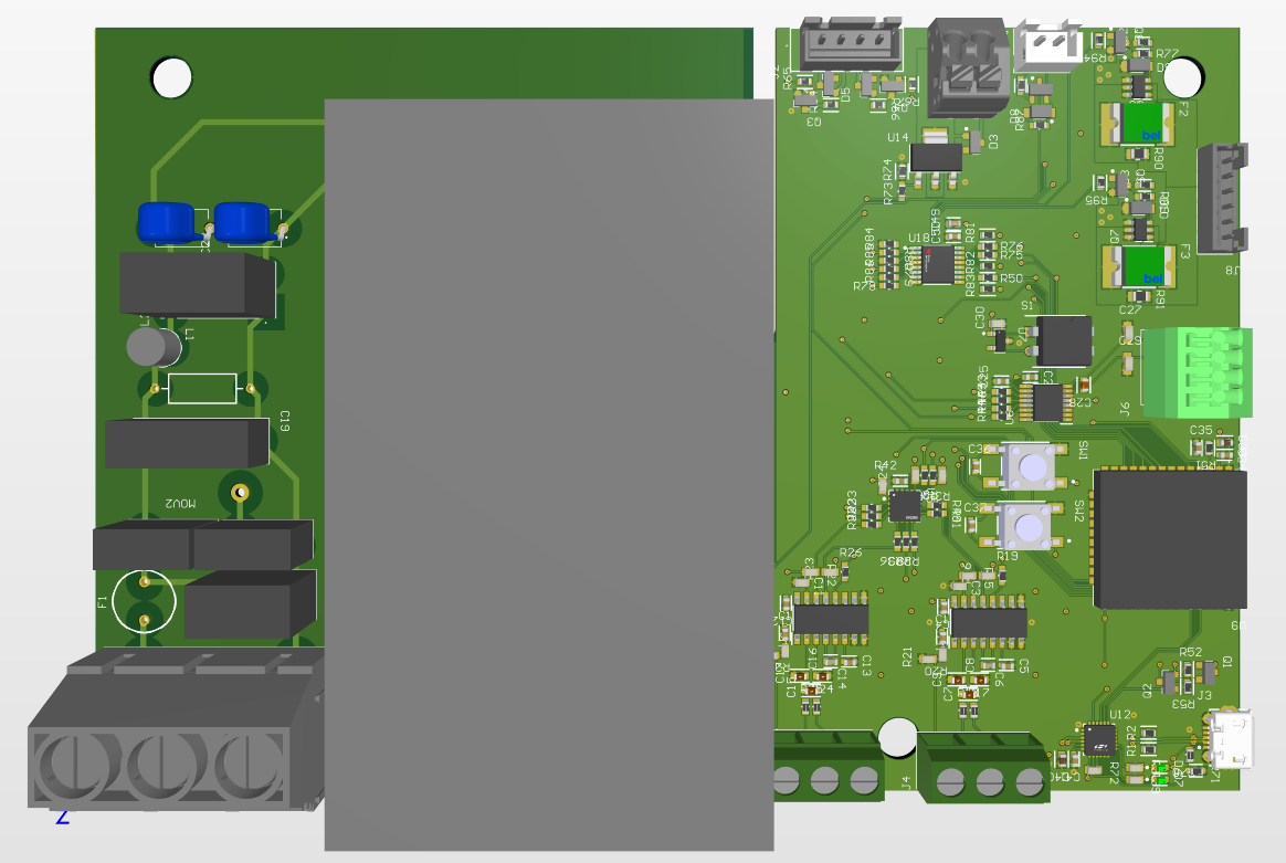 Automated Beer Brewing System - Main Board Top