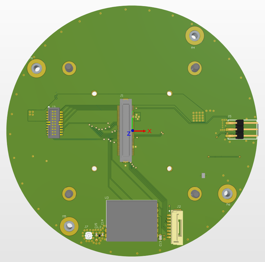 Drone Show Control Board - Top View