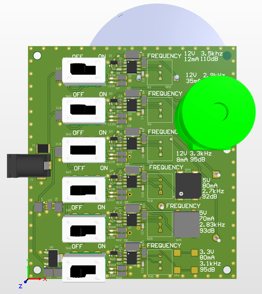 Buzzer Development Kit - Top View