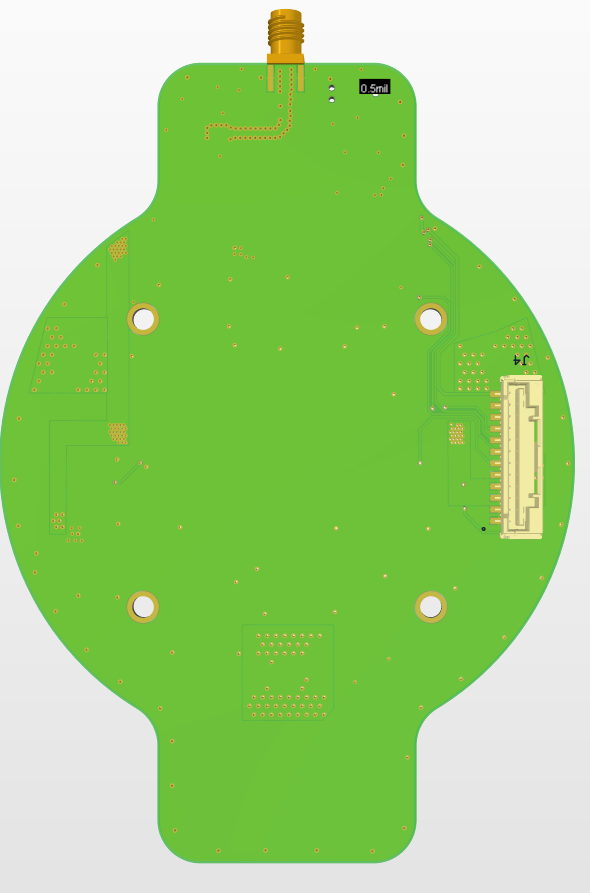 Drone Show LED Controller - Bottom View