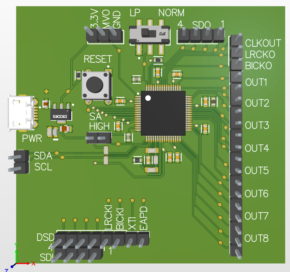 STA309A13TR Development Kit - Top View