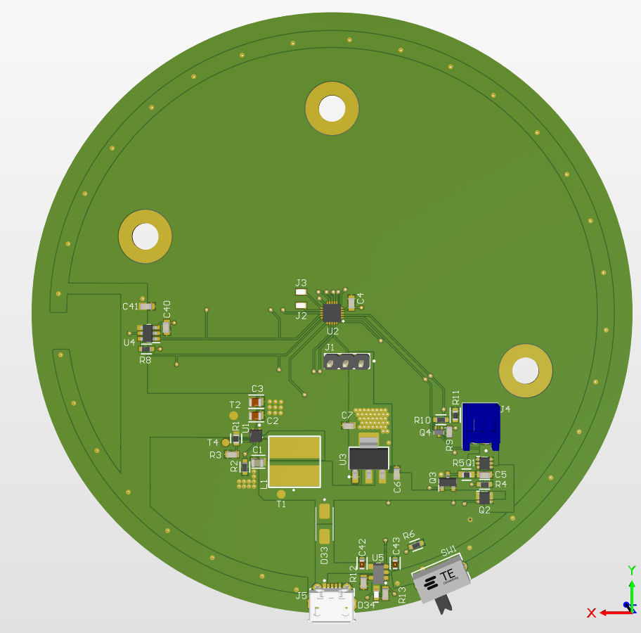 Light Chase Game - Bottom View