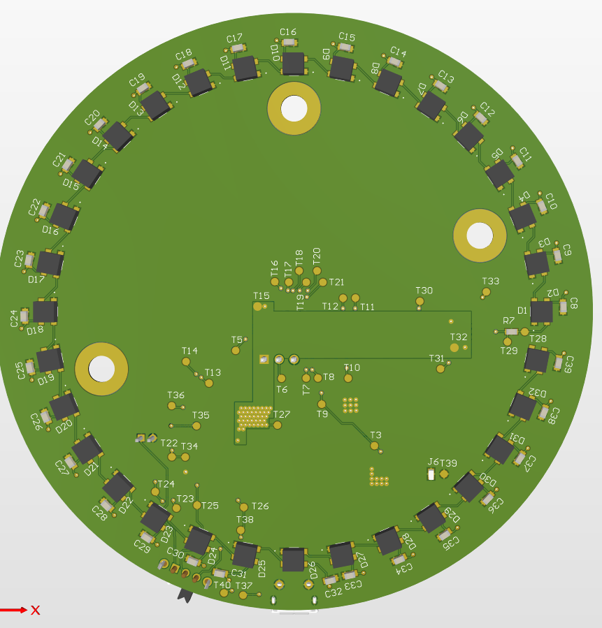 Light Chase Game - Top View